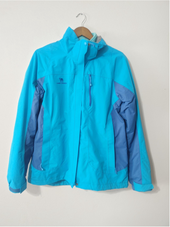 Camel Crown Jackets & Blazers - Women's Camel Crown Ski 3 in 1 Windbreaker Jacket L Bright Turquoise